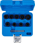 10-piece Special Twist Socket Set, 10-19 mm, 3/8