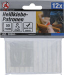 Glue Sticks transparent Ø 7.5 mm, 50 mm 12 pcs