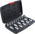 Bit Socket / Socket Set (1/2) Drive T-Star (for Torx) / E-Type 19 pcs