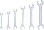 Double Open End Spanner Set 6 x 7 - 18 x 19 mm 6 pcs