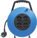 Cable Reel Closed Type 10 m 3 x 1.5 mm² 4 Socket Outlets IP 20 3000 W