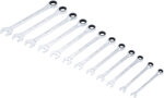 Ratchet Combination Wrench Set 8 - 19 mm 12 pcs