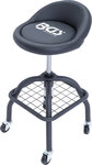 Workshop Stool with 4 Castors height adjustable 540 - 680 mm