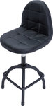 Workshop Swivel Chair with Backrest height adjustable