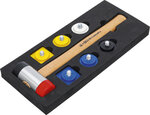 Hammer Set with Interchangeable Heads diameter 43 mm 9 pcs