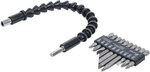 Bit Set with Flexible Shaft 6.3 mm (1/4) Drive 11 pcs