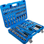 Socket Set 6.3 mm (1/4) / 12.5 mm (1/2) Drive 150 pcs