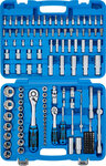 Socket Set 6.3 mm (1/4) / 12.5 mm (1/2) Drive 150 pcs