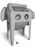 Sandblasting cabin 350 l