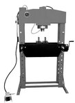 Hydraulic press hydropneumatic 75 tons