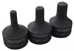 Stubby Impact Spline Bit Cap Set M4 to M18 Low Profile 9-piece