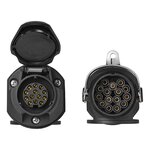 Adapter plug from 24V 15- to 12V 13-pin ISO12098 > ISO11446