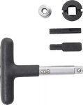 Universal Drain Plug Key Set for Plastic Oil Drain Screws external hexagon (1/4) drive (3/8) 5 pcs