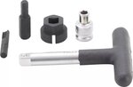 Universal Drain Plug Key Set for Plastic Oil Drain Screws external hexagon (1/4) drive (3/8) 5 pcs