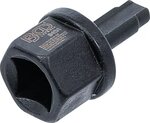 Oil drain plug wrench for VAG
