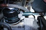 Oil Filter Strap Wrench Spring steel strip aluminium die cast diameter 110-155mm