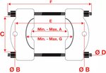 Splitting Knife Set for Ball Bearing Assemblies 6 pcs