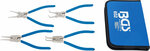 Circlip Pliers Set 250 mm 4 pcs