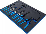 Hose Clamp Pliers Set in Tool Tray