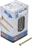 Multi-Purpose Screws Cross Slot PZ2 4.0 x 50 mm 120 pcs