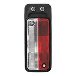 Width light red/white 92x42mm on holder