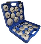 Oil filter cover set 23 pcs aluminum