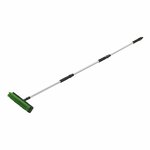 Water broom with garden hose connector