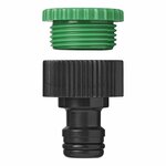 Threaded tap connector
