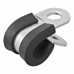 Cable clamp 8 mm with rubber protection x10 pieces