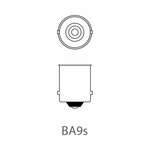 Car lamp 12V 4W BA9s x10 piece