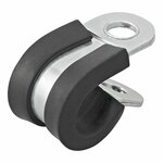 Cable clamp 10 mm with rubber protection x10 pieces