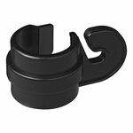 Tent clip for tent pole 19-22mm with hook