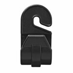 Tent clip for tent pole 19-22mm with hook