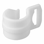 Tent clip for tent pole 20-25mm with slot white