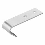 Hook screwable metal 72 x 21 x 2 mm