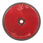 Reflector red 60mm screw mounting