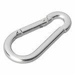 Carabine hook metal 5x50mm x10 pieces