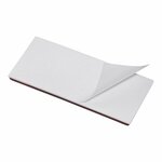 Red reflector 82x36mm self-adhesive