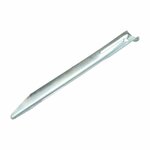 Tent peg 22cm metal half-round