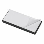 Orange reflector 85x39mm self-adhesive with base plate