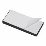 White reflector 85x39mm self-adhesive with base plate