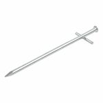 Rock pin 17cm metal with welded-on cross pin