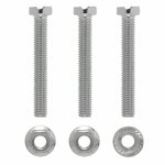 Screw set M8 6-piece for socket