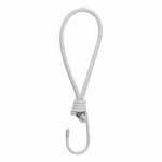 Tent tensioner elastic white with hook