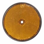Reflector orange 80mm screw mounting