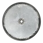 Reflector white 80mm screw mounting