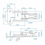 Counterpart for tension lock 342103