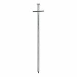 Rock peg 23cm metal with welded-on cross pin