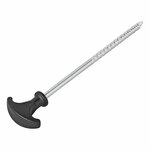 Tent peg 20.5 cm galvanised steel screw-on