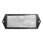 Reflector white 104x40mm screw mounting